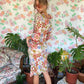 2000's Long Sleeve Printed Dress