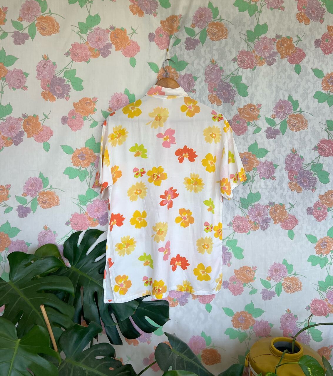Vintage Printed Floral Shirt