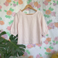 90's Light Pink Embroidered Blouse