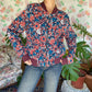 90's Flower Thin Bomber