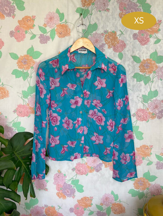 90's Dreamy Floral Shirt