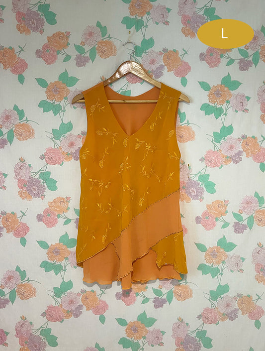 90's Honey Embroidered Tank Top