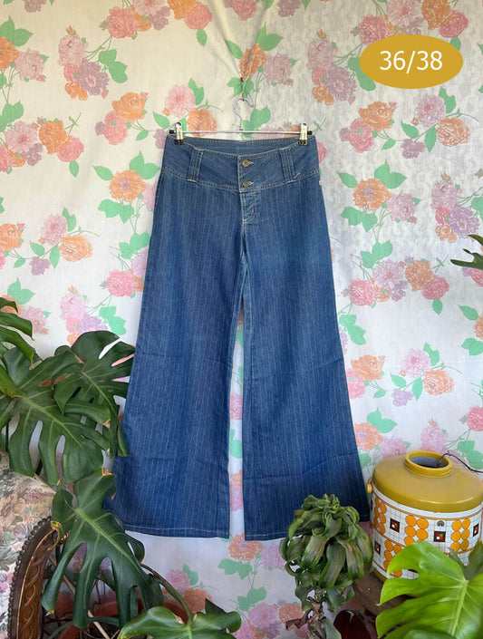 80's Iconic Zapping Flare Pants