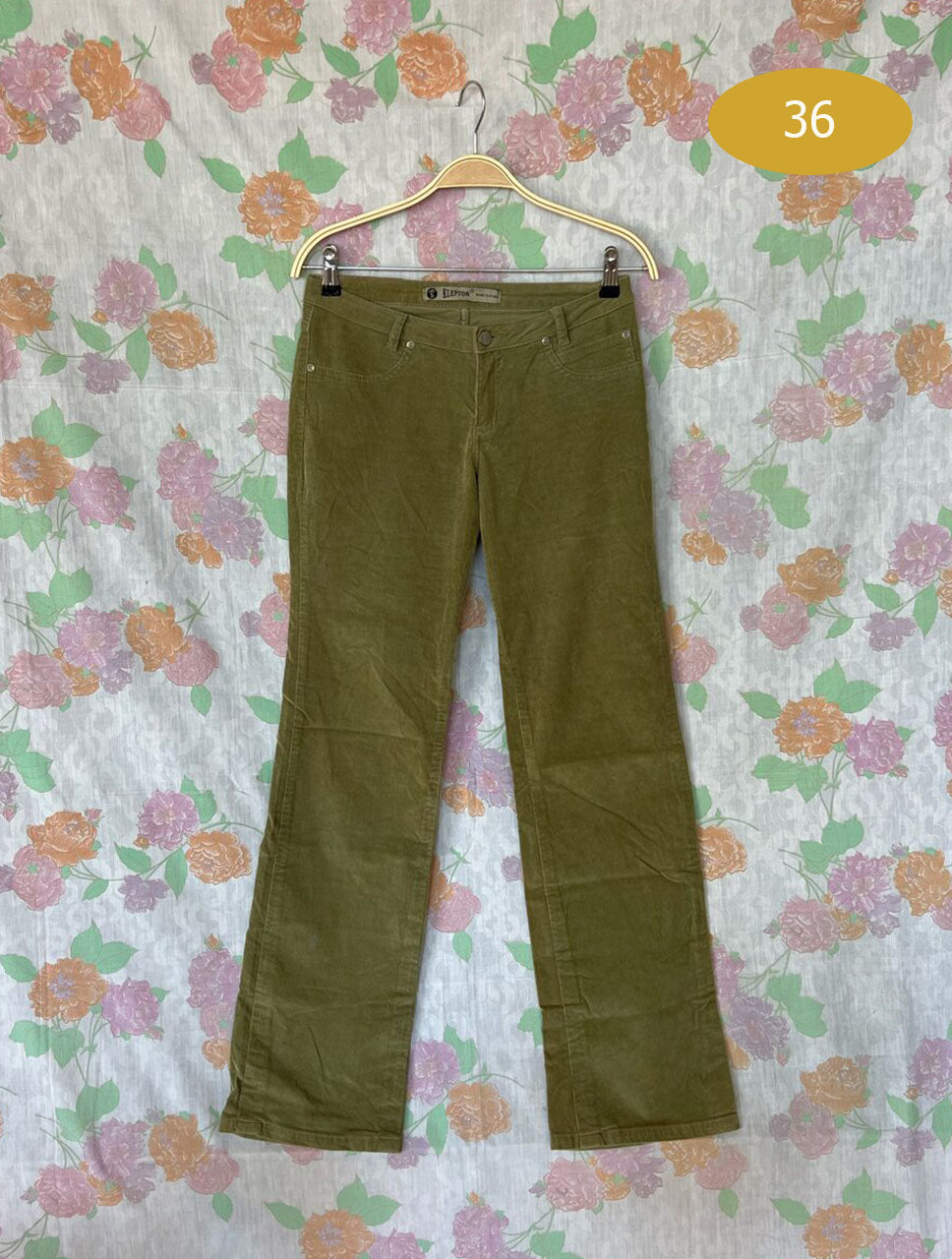 90's Soft Green Corduroy Pants