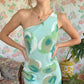00's One Shoulder Printed Dress