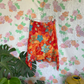90's Floral Asymmetric Midi Skirt