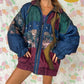 90's Hysterical Patterns Puffer Coat