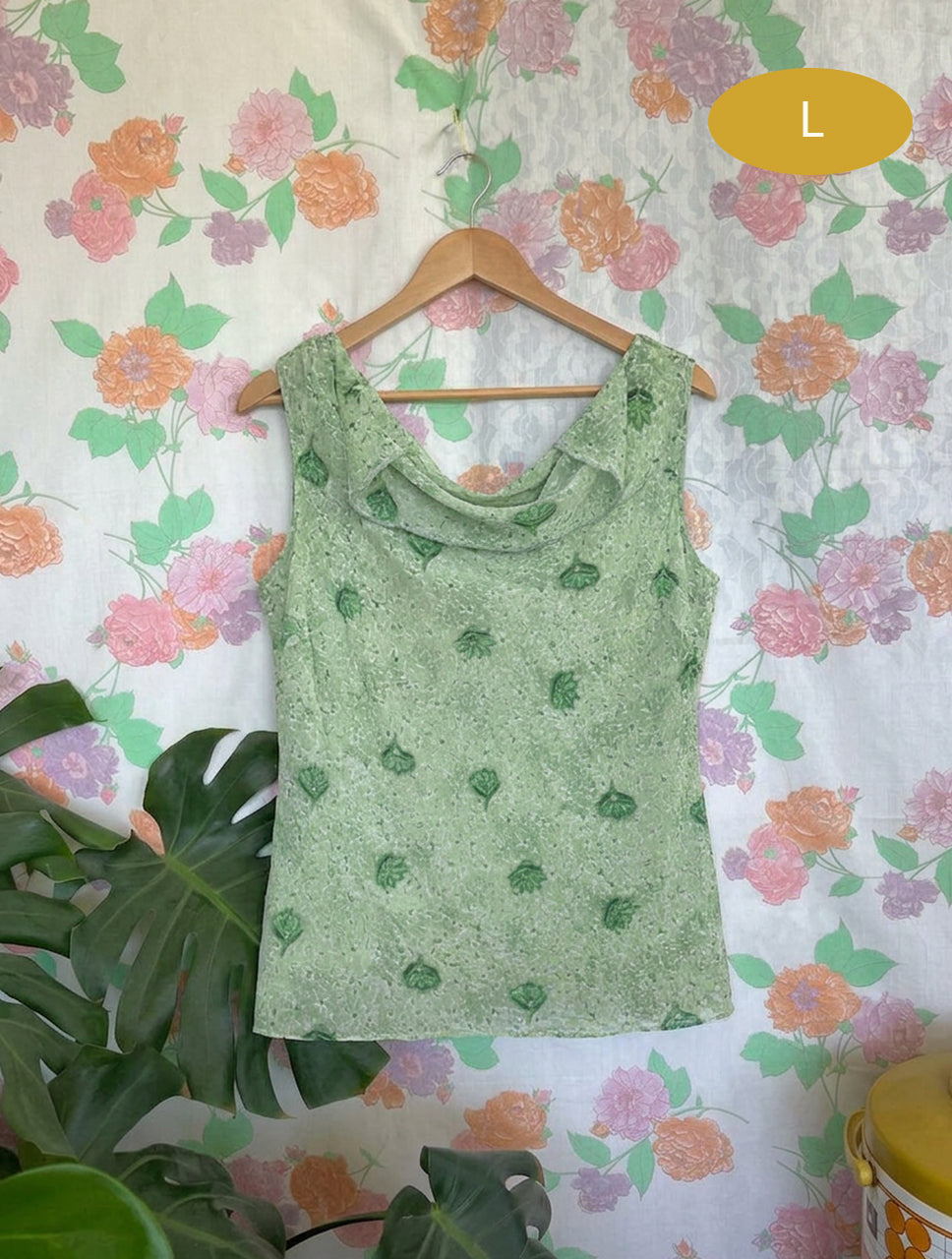 90’s Sheer Green Blouse