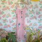 90's Pink Floral Midi Dress
