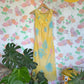 90's Yellow Floral Dress