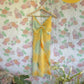 90's Yellow Printed Dress