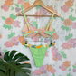 90's Printed Bikini Set