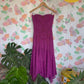 2000’s Fuchsia Strapless Beaded Dress