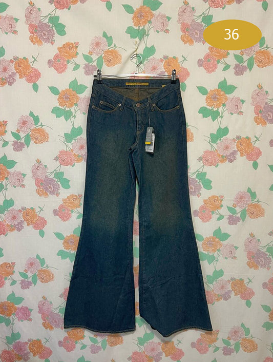 90's Triton Vintage Wide-Leg Jeans