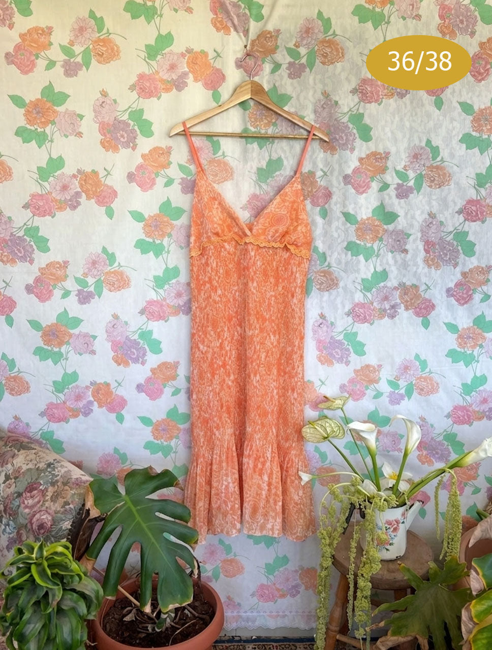 00's Draped Slip Dress