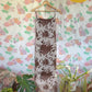 2000’s Brown Floral Tulle Dress