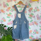 90's Detailed Denim Jumpsuit