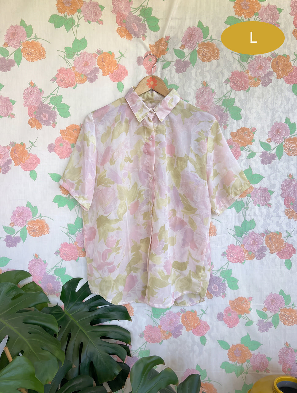 90's Dreamy Floral Shirt