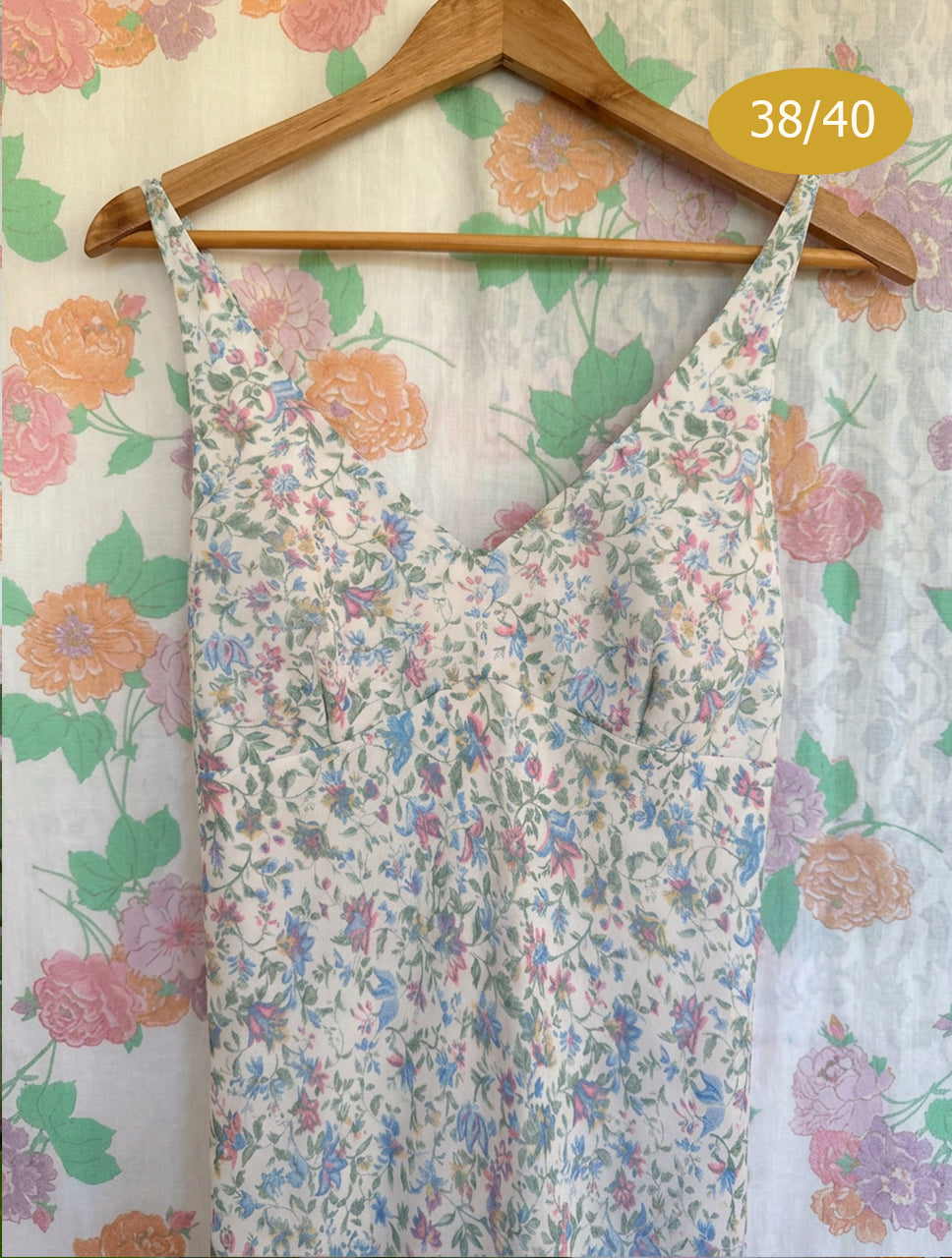 90's Afghan Floral Dress