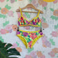 90's Tropical Floral Bikini