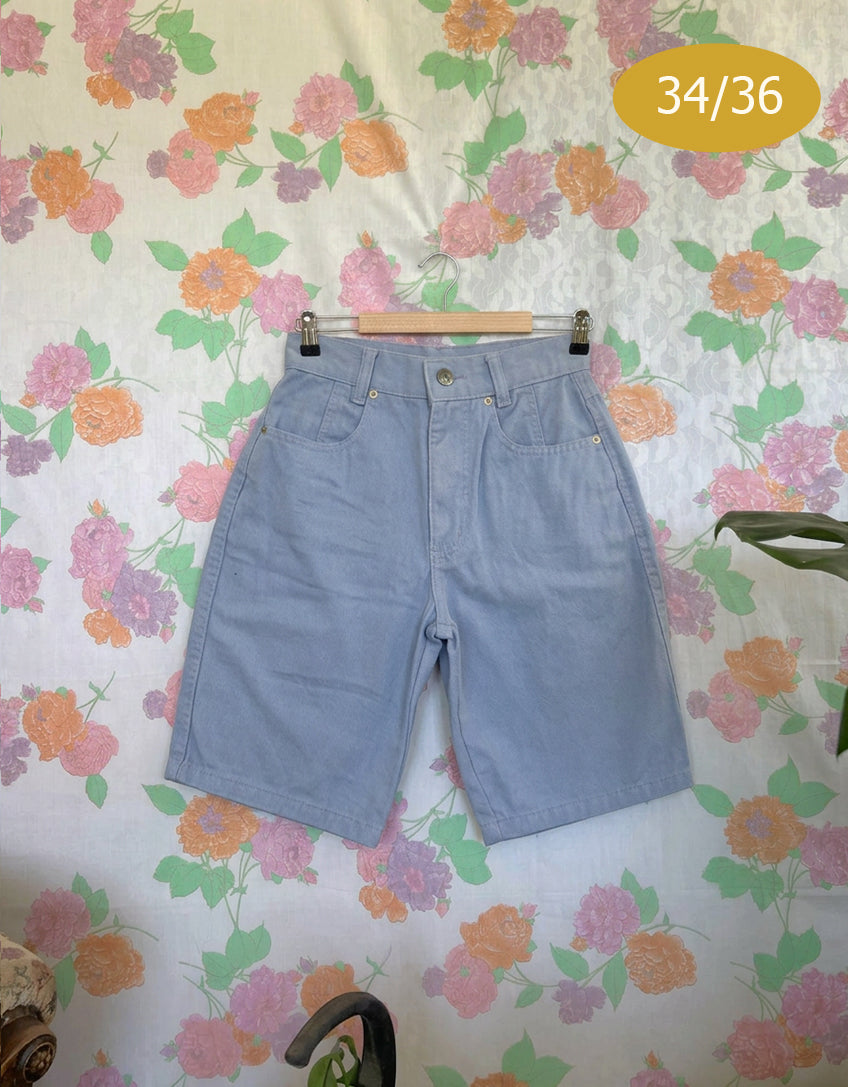 90's Blue High Waist Shorts