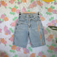 90's High Waist Denim Bermuda