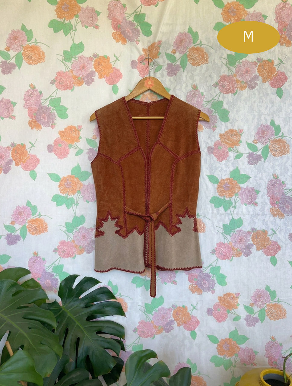 Unique Western Vintage Leather Vest