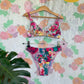 90's Floral Bikini Set