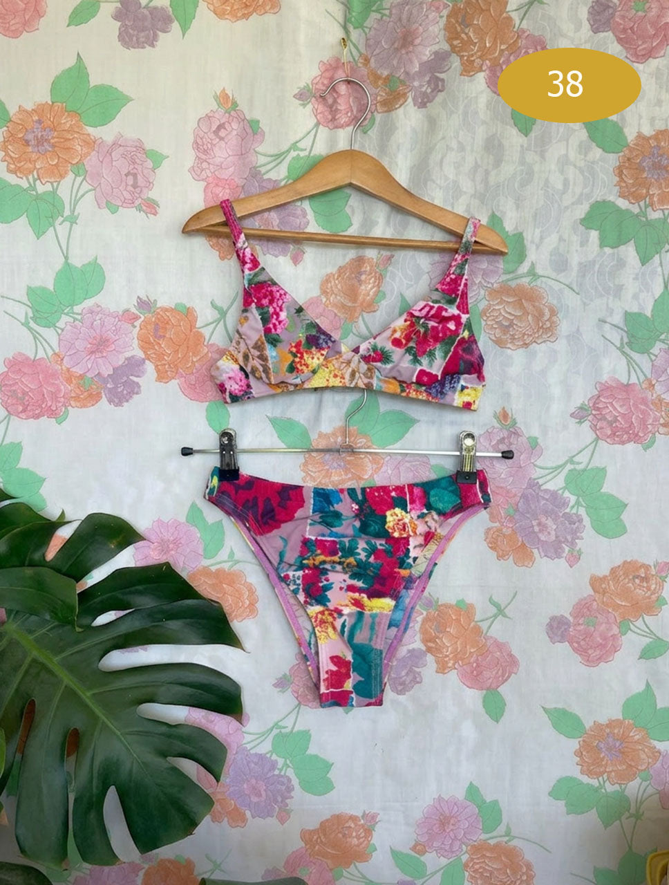 90's Floral Bikini Set