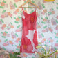 90’s Red Floral Dress