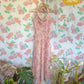 90's Floral Midi Dress