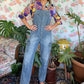 90's Cargo Denim Overalls