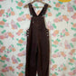 90's Brown Overalls