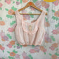 90's Baby Pink Embroidered Top