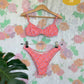 90's Pink Floral Bikini Set
