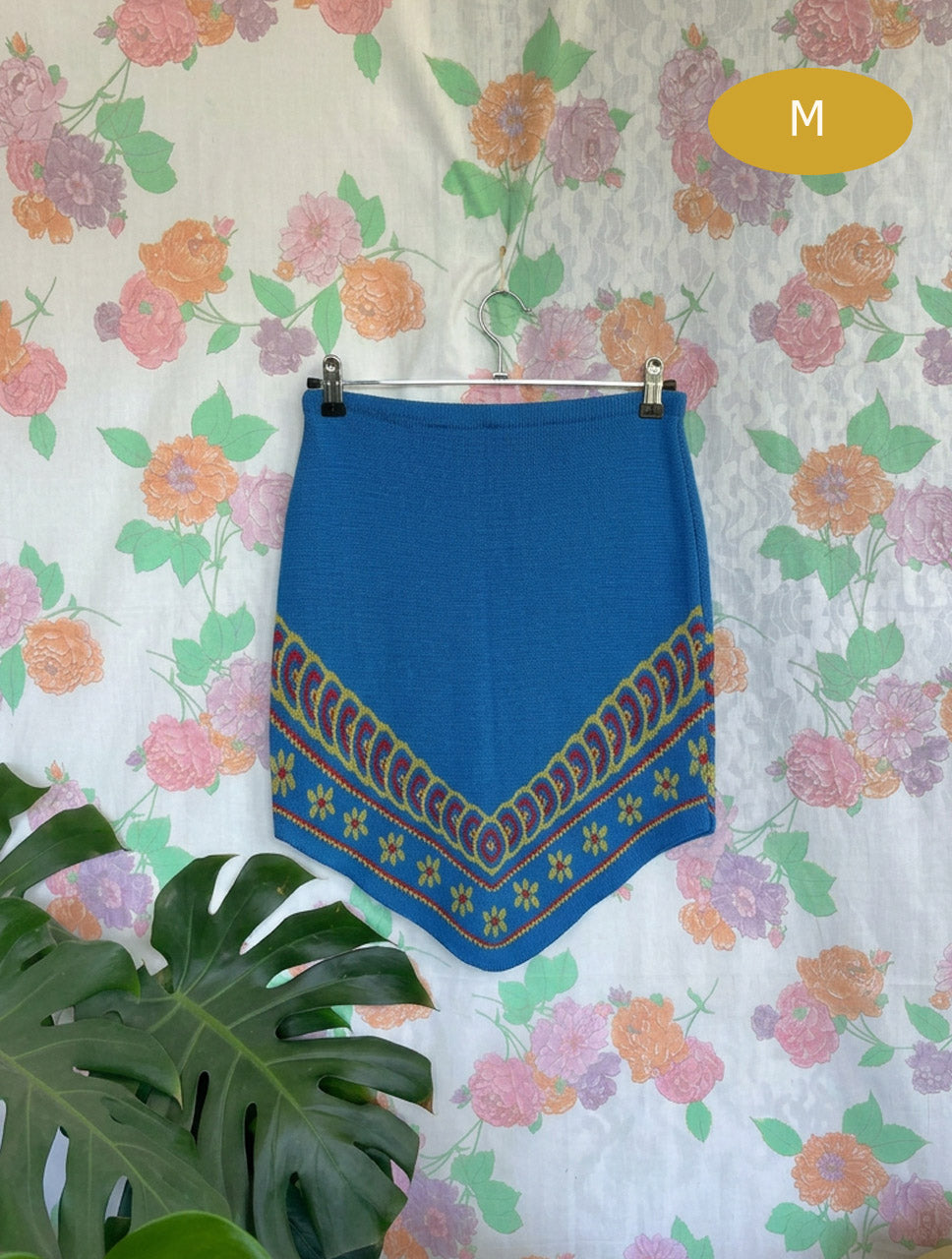 2000's Blue Knit Skirt