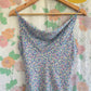 90's Floral Asymmetric Dress
