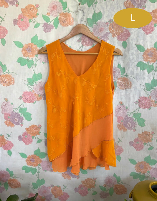 Y2K Golden Top