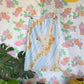 90’s Blue Floral Skirt