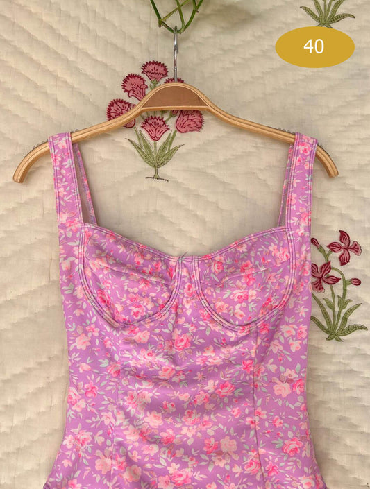 90's Pink Dreamy Swimsuit