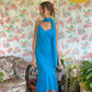 90's Blue Evening Gown