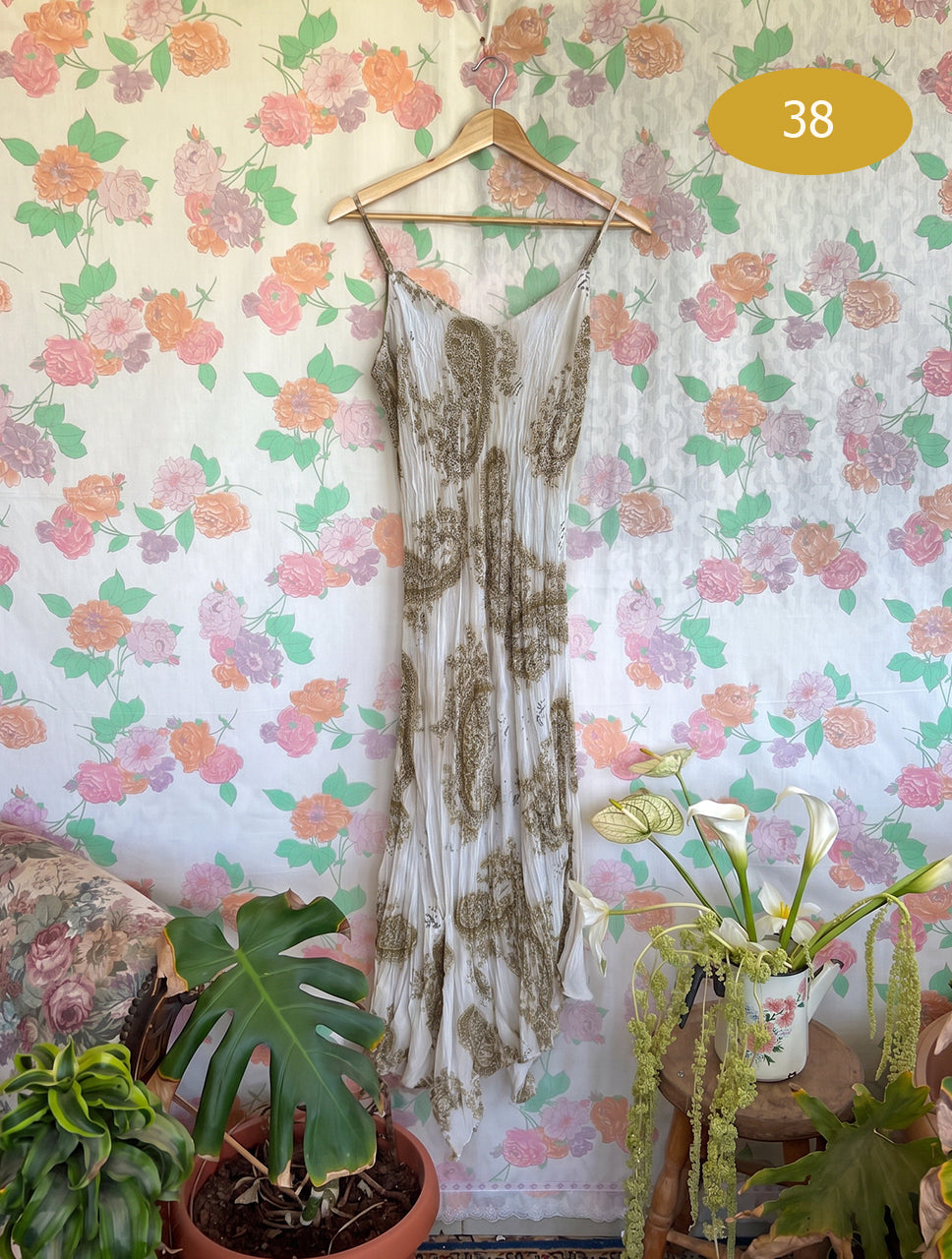 2000’s Neutral Printed Dress