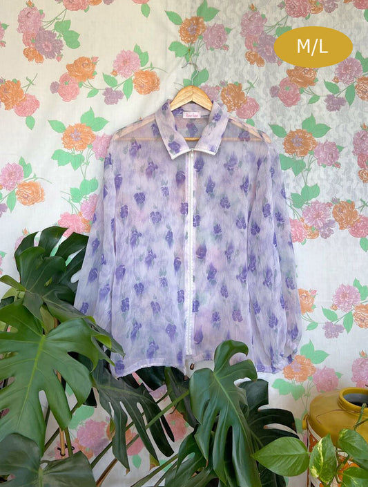 Unique Lilac Transparent Windbreaker