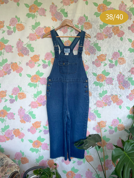 Vintage Mid Length Denim Overall