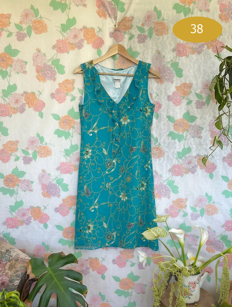 90's Blue Short Dreamy Dress