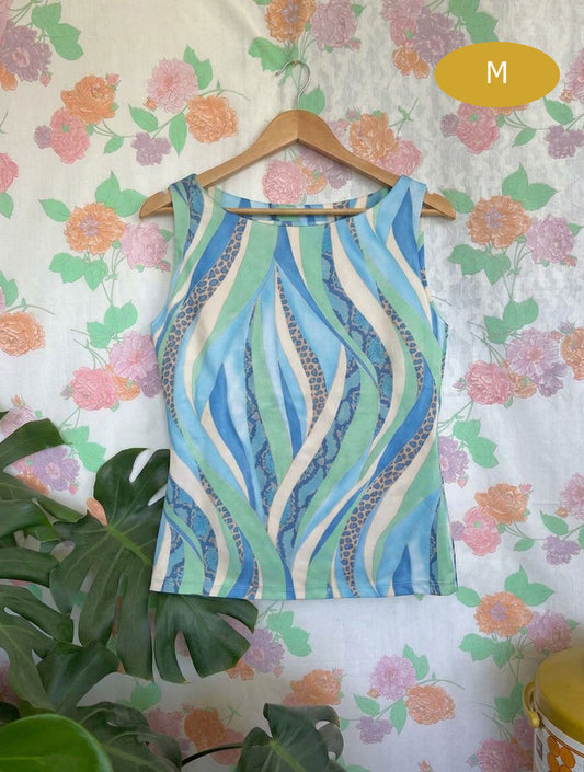Vintage Y2K Printed Tank Top
