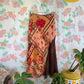 2000's Boho Floral Midi Skirt