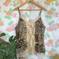 Vintage Y2K Animal Print Top