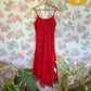 00's Red Beaded Dress