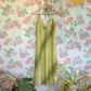 90's Vintage Green Midi Dress